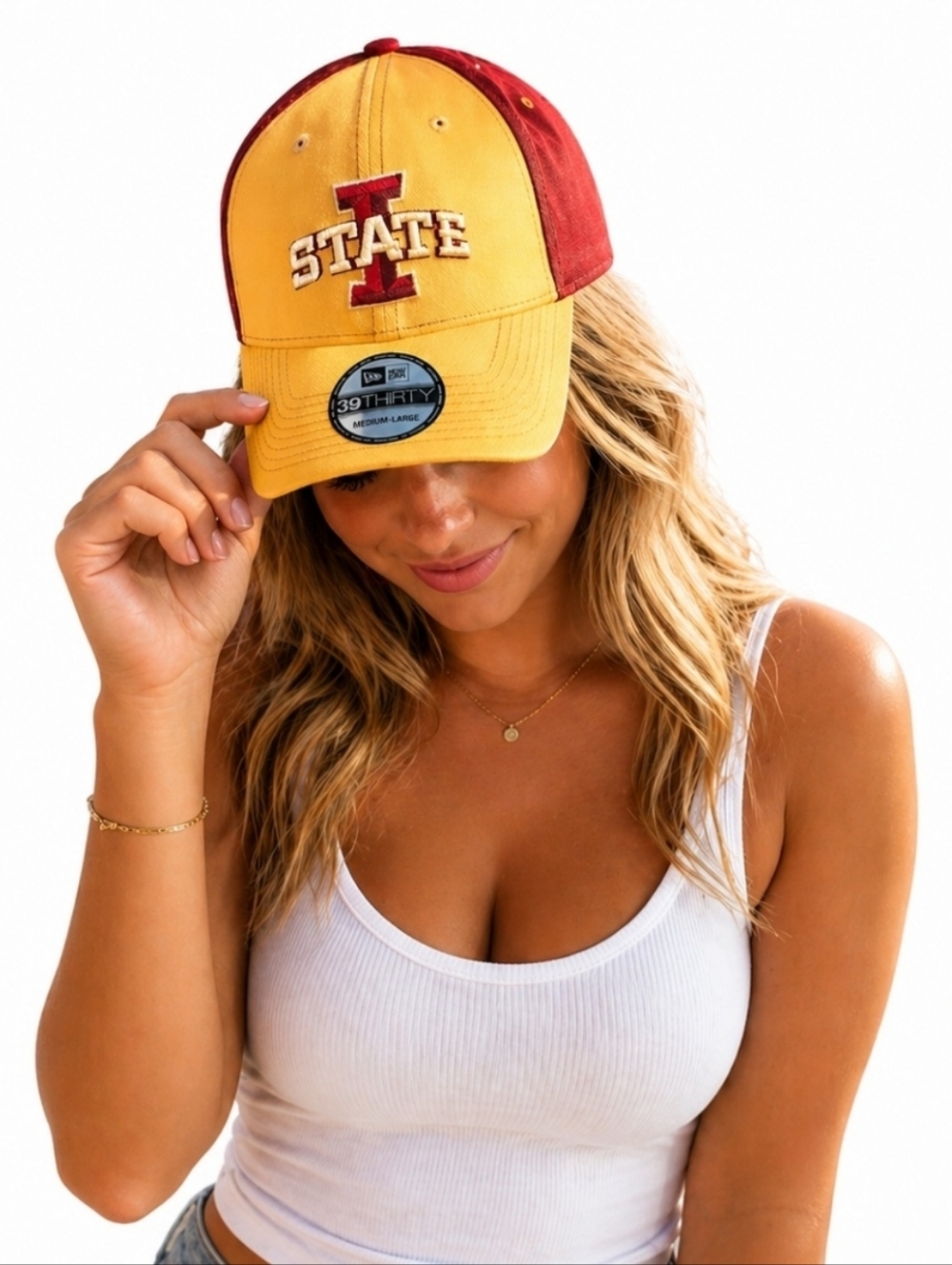 Iowa state cyclones ball cap hat New with tags Embroidered 39thirty medium large